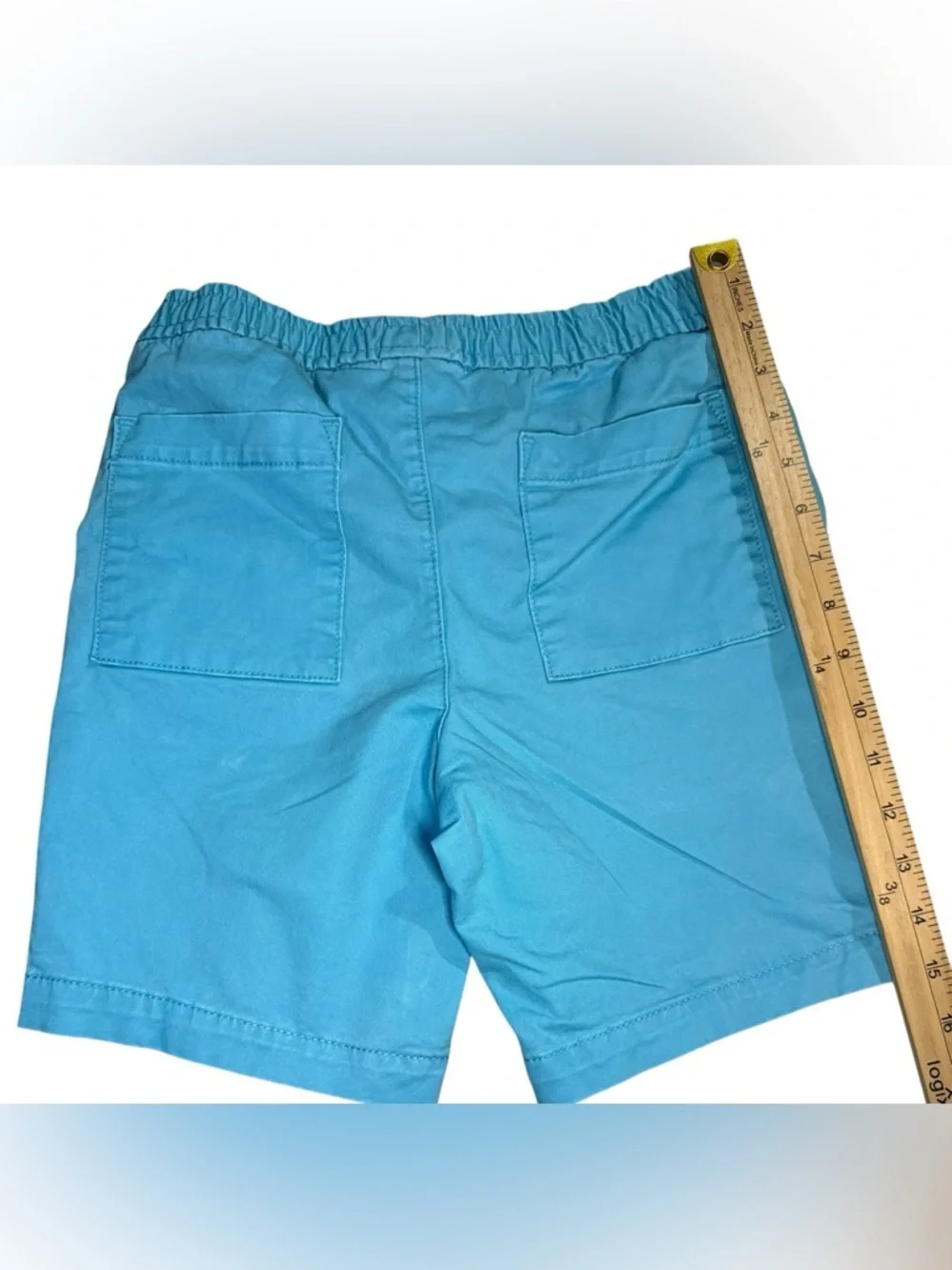 Gap Kids Aqua Bright Blue Pull On Shorts XL Drawstring Summer Spring Casual